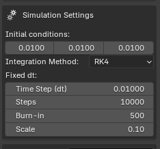 Attractor Builder – Fixed dt